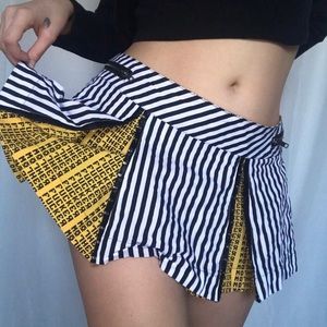 Vintage lip service mini skirt